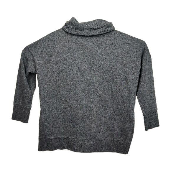 Calvin Klein women's pullover cowl-neck sweatshirt, L, gray, embroidered logo - Picture 6 of 8